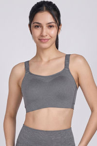 Zelocity High Impact Quick Dry Sports Bra - Ashes Of Roses — thumbnail 3